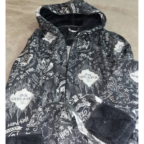 Primark Harry Potter Marauders Map Robe Women's Large - Picture 1 of 9